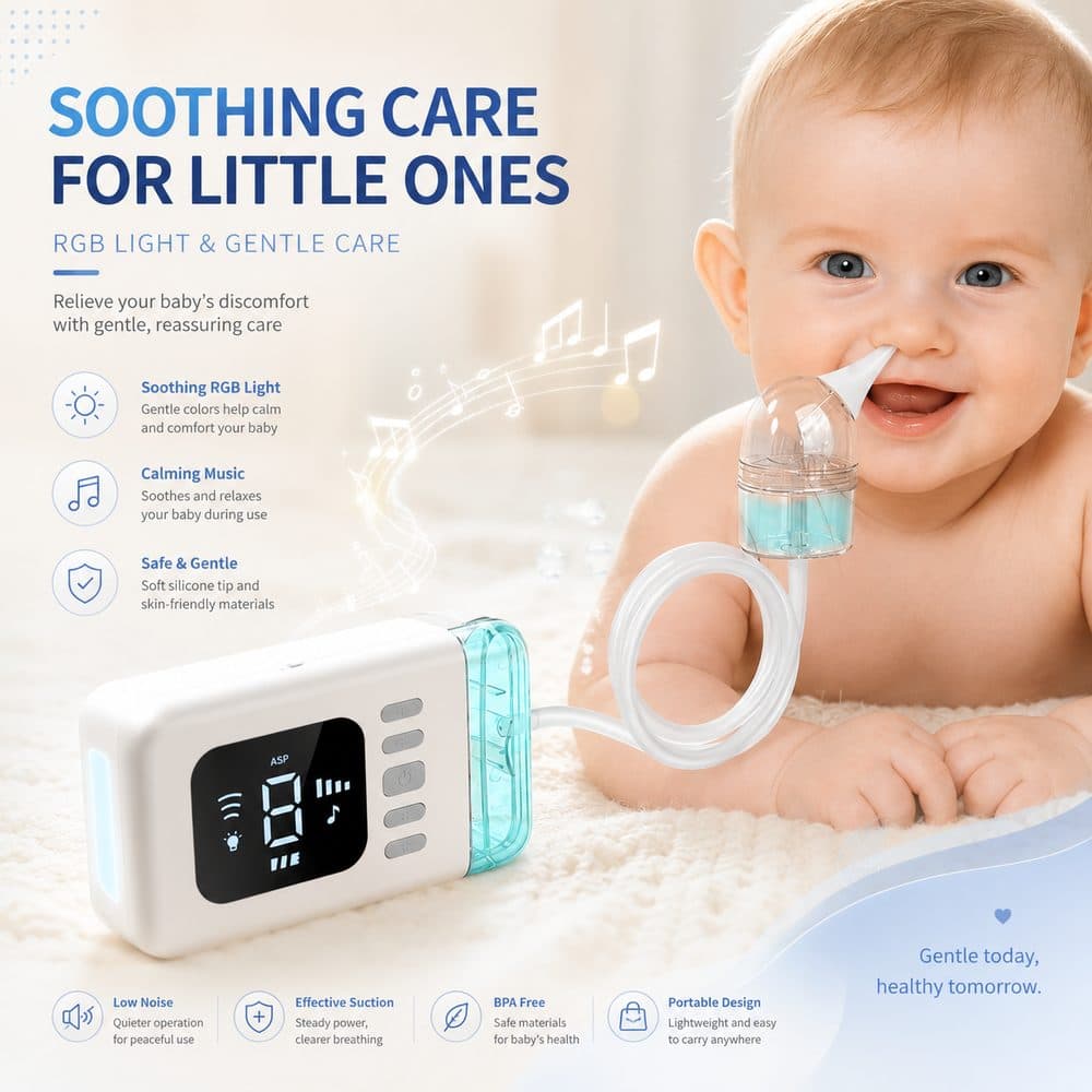 DQ18 Aspirador nasal eléctrico para bebés — Tipo dividido — product photo 1