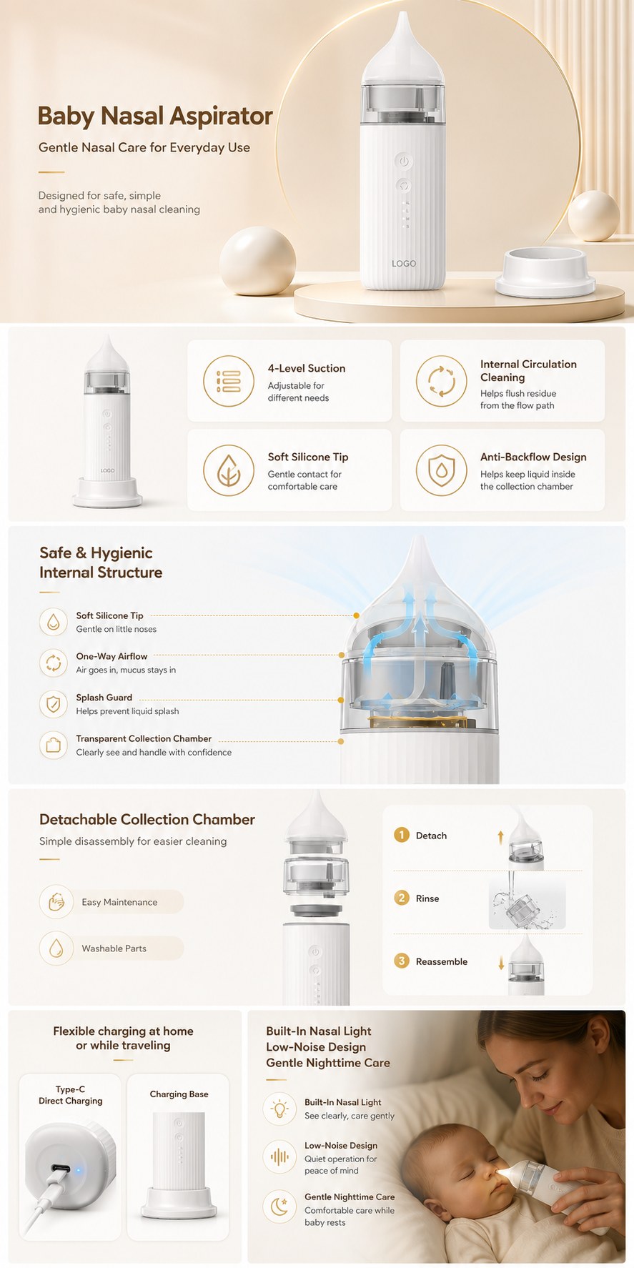 DQ58 Elektrischer Baby-Nasensauger — features and specifications 1