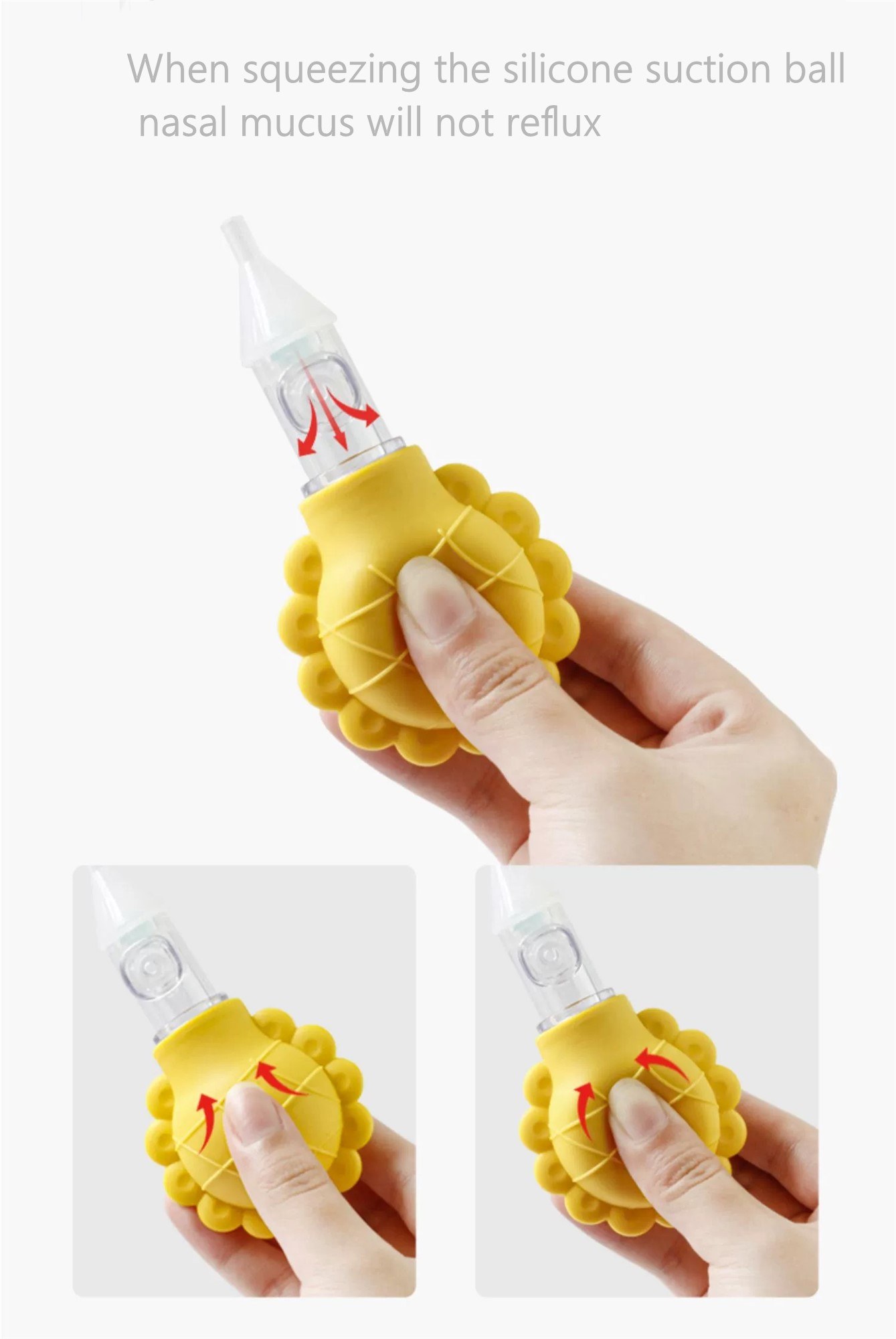 DQ72 수동 펌프식 콧물흡입기 — features and specifications 2